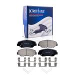 Front and Rear Brake Pads and Rotors Kit for Honda Accord