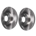 Ceramic Brake Pads and Front Disc Rotors for Honda Accord