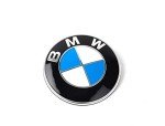 BMW 82mm Hood Emblem Logo Badge with Grommets