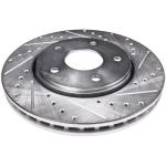 Front Drilled Brake Rotors and Pads for Subaru
