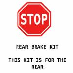 Rear Brake Rotor and Pad Kit for Subaru