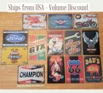 Jeep Parts Service Metal Sign for Mancave