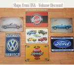 Jeep Parts Service Metal Sign for Mancave