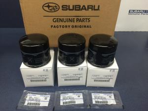 Subaru Engine Oil Filter & Gasket 3 Pack
