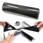 High Gloss Black Carbon Fiber Auto Stickers