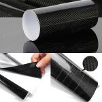 High Gloss Black Carbon Fiber Auto Stickers