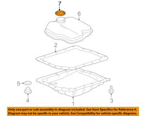Toyota Camry Engine Transaxle Strainer Seal 9008030077