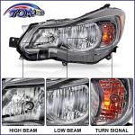 Halogen Headlight Lamp Assembly for Subaru Crosstrek