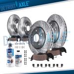 Drilled Disc Rotors & Ceramic Brake Pads for Honda Civic