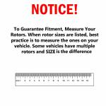 Drilled Disc Rotors & Ceramic Brake Pads for Honda Civic