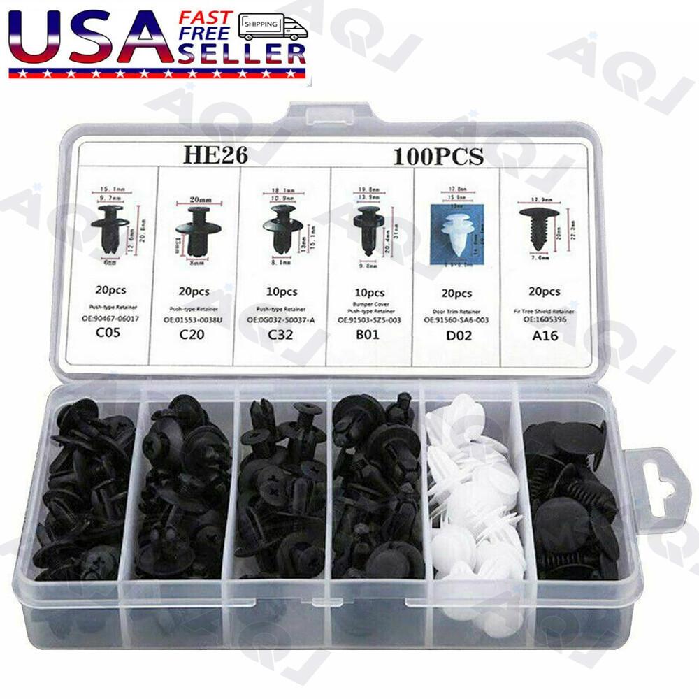 Car Bumper Trim Panel Engine Push Pin Clips