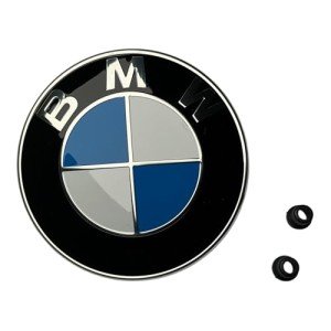 BMW Hood Roundel Emblem with Grommets for Models