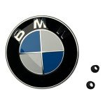 BMW Hood Roundel Emblem with Grommets for Models