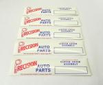 Vintage Auto Parts Reman Clutch Label Blank Set