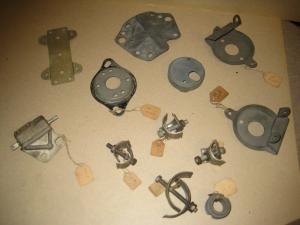 Vintage Car and Truck Parts: Brackets, Clamps, Plates