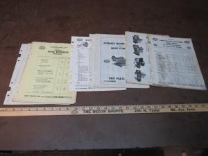 Vintage Carburetor and Wheel Cylinder Parts Catalog