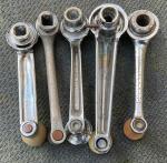 Vintage Window Crank Handle Set of 5