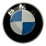 BMW Hood Roundel Emblem with Grommets for Models