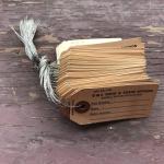 GMC Truck Parts Tags Set - Paper with Wire