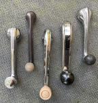 Antique Vent Window Crank Handle Set of 5