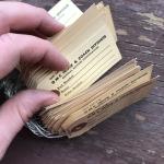 GMC Truck Parts Tags Set - Paper with Wire