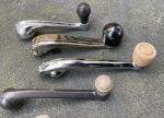 Antique Vent Window Crank Handle Set of 5