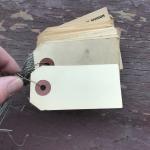 GMC Truck Parts Tags Set - Paper with Wire