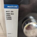 Harley Davidson Chrome Front Axle Covers #44117-07A