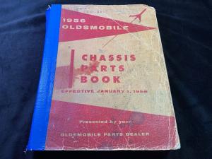 1956 Oldsmobile Chassis Parts Original Dealer Book