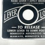 MICO Vintage Lever Lock Indicator Plate OEM Parts
