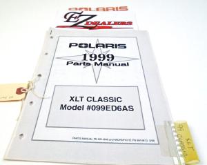 Polaris XLT Classic Snowmobile Parts Manual 1999