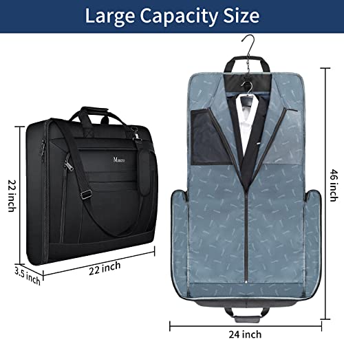 Mancro Business Travel Garment Bag Black