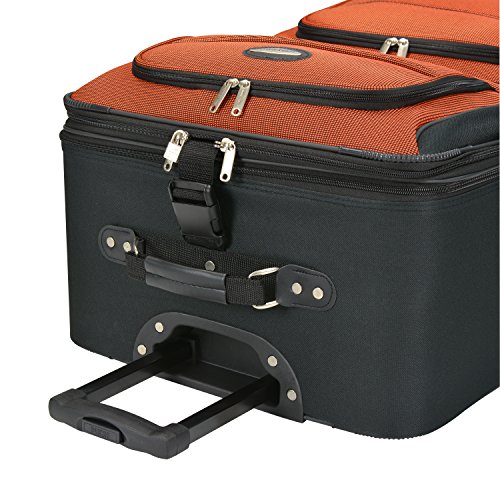 Orange Amsterdam Rolling Luggage - Large Size