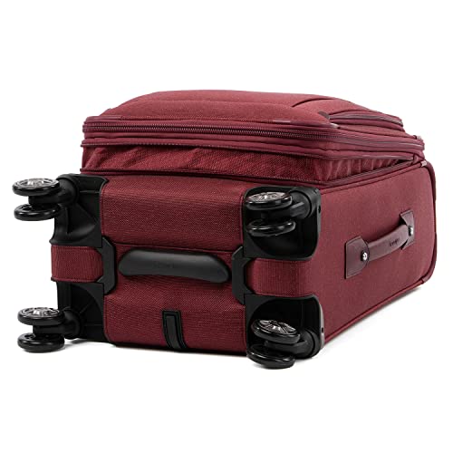 Elite 8-Wheel Softside Spinner Carry-On Luggage