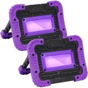 Rechargeable Black Light for Halloween and Parties