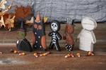 Vintage-Style Chunky Witch Halloween Figurine