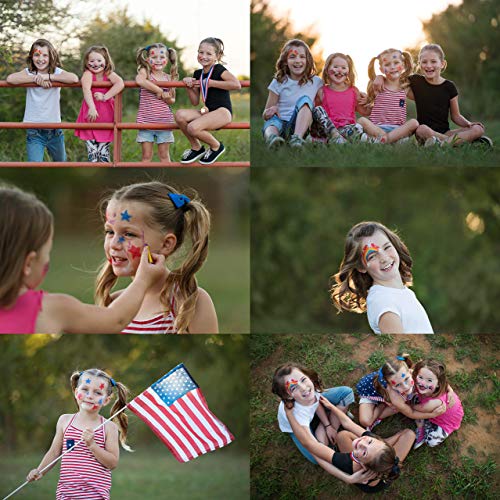 12-Piece Halloween Face Paint Kit for All Ages