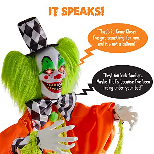 Life-Size Motion Activated Killer Clown Prop