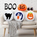 3 Pcs Cute Halloween Throw Pillow Set
