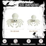 Extra-Large Spider Plush Throw Pillow for Halloween