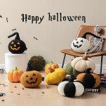 Happy Halloween Pumpkin Shaped Throw Pillow