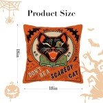 Spooky Halloween Pillow Covers Set of 4