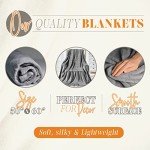 Cozy Skull & Bones Halloween Throw Blanket 50x60