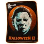 Halloween II Nightmare Michael Myers Fleece Throw Blanket, 45" x 60