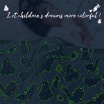 Glow in the Dark Black Cats and Bats Halloween Fleece Throw Blanket, 50 x 60