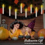 Floating Candles with Wand for Halloween Decor