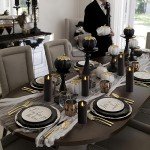 LED Flameless Black Candles Set for Halloween