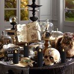 LED Flameless Black Candles Set for Halloween