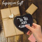 Til We Are Ghosts - Heart-Shaped Wall Art