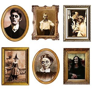 3D Moving Halloween Horror Portraits - 6 Pack